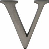C1565 2 V-MB Heritage Brass Alphabet V Pin Fix 51mm (2") Matt Bronze Finish