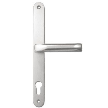 Click Here To Enlarge This Photo Of L26950 - Hoppe Silver Espagnolette Handles - 92/62mm Centres - 240mm Screw Centres - 270mm Backplate