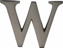 C1565 2 W-MB Heritage Brass Alphabet W Pin Fix 51mm (2") Matt Bronze Finish