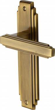 Click Here To Enlarge This Photo Of AST5910-AT Heritage Brass Door Handle Lever Latch Astoria Design Antique Brass Finish