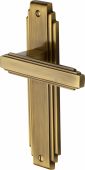 AST5910-AT Heritage Brass Door Handle Lever Latch Astoria Design Antique Brass Finish