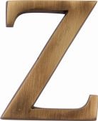 C1565 2 Z-AT Heritage Brass Alphabet Z Pin Fix 51mm (2") Antique Brass Finish