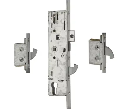 Click Here To Enlarge This Photo Of L26610 - YALE YS170 Latch & Hookbolt Split Spindle Multipoint Lock - 2 Hook - 45/92 - 20mm Radius Faceplate (YS170-3HRAD45)