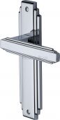 AST5910-PC Heritage Brass Door Handle Lever Latch Astoria Design Polished Chrome Finish