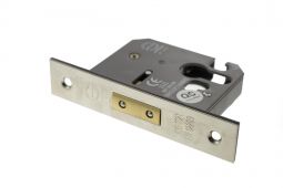 Atlantic - ALKDEADE25PN Euro Profile Mortice Deadlock [CE] 2.5" - Polished Nickel