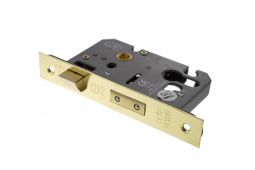 Atlantic - ALKSASHE3PB Euro Profile Mortice Sashlock [CE] 3" - Polished Brass