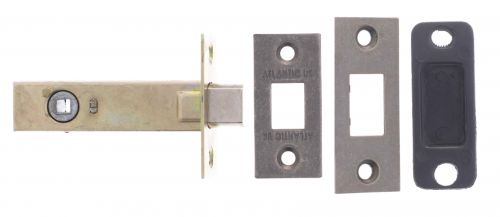 Click Here To Enlarge This Photo Of Atlantic - ADB4DS Tubular Mortice Deadbolt 4" - Distressed Silver