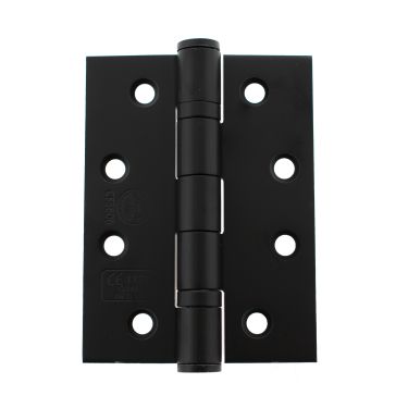 Click Here To Enlarge This Photo Of Atlantic - AH1433MB Grade 13 Fire Rated Ball Bearing Hinges 4" x 3" x 3mm - Matt Black