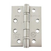 Atlantic - AH1433SSS Grade 13 Fire Rated Ball Bearing Hinges 4" x 3" x 3mm - Satin Stainless Steel