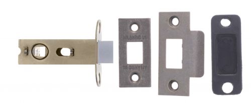 Click Here To Enlarge This Photo Of Atlantic - AL25DS Bolt Through Tubular Mortice Latch 2.5" - Distressed Silver