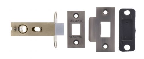 Click Here To Enlarge This Photo Of Atlantic - AL25MBN Bolt Through Tubular Mortice Latch 2.5" - Matt Gun Metal