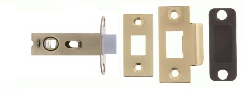 Click Here To Enlarge This Photo Of Atlantic - AL25PB Bolt Through Tubular Mortice Latch 2.5" - Polished Brass