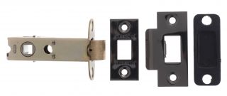 Atlantic - AL3BN Heavy Duty Bolt Through Tubular Mortice Latch 3" - Black Nickel