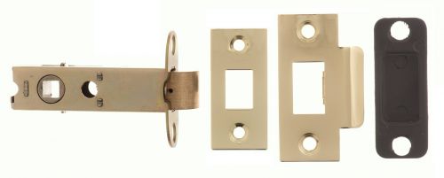 Click Here To Enlarge This Photo Of Atlantic - AL3BP Heavy Duty Bolt Through Tubular Mortice Latch 3" - Polished Brass