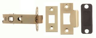 Atlantic - AL3BP Heavy Duty Bolt Through Tubular Mortice Latch 3" - Polished Brass