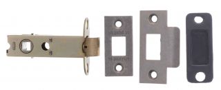 Atlantic - AL3DS Heavy Duty Bolt Through Tubular Mortice Latch 3" - Distressed Silver