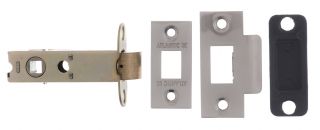 Atlantic - AL3SN Heavy Duty Bolt Through Tubular Mortice Latch 3" - Satin Nickel
