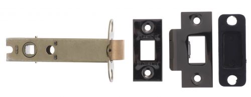 Click Here To Enlarge This Photo Of Atlantic - AL4BN Heavy Duty Bolt Through Tubular Mortice Latch 4" - Black Nickel