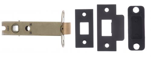 Click Here To Enlarge This Photo Of Atlantic - AL4MB Heavy Duty Bolt Through Tubular Mortice Latch 4" - Matt Black