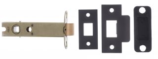 Atlantic - AL4MB Heavy Duty Bolt Through Tubular Mortice Latch 4" - Matt Black