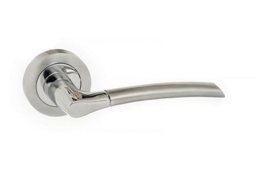 Click Here To Enlarge This Photo Of Atlantic - ECO10SCPC Eco 'Swell' Aluminium Lever on Round Rose - Satin/Polished Chrome