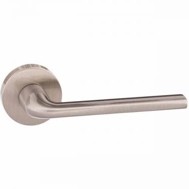 Click Here To Enlarge This Photo Of Atlantic - FMR133SN Forme 'Milly' Designer Lever on Minimal Round Rose - Satin Nickel