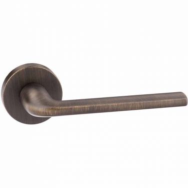 Click Here To Enlarge This Photo Of Atlantic - FMR133UB Forme 'Milly' Designer Lever on Minimal Round Rose - Urban Bronze