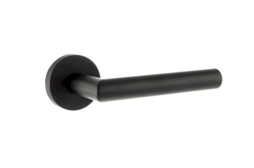 Click Here To Enlarge This Photo Of Atlantic - FMR236MB Forme 'Elle' Designer Lever on Minimal Round Rose - Matt Black