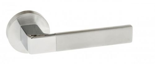 Click Here To Enlarge This Photo Of Atlantic - FMR255SCPC Forme 'Asti' Designer Lever on Minimal Round Rose - Satin/Polished Chrome