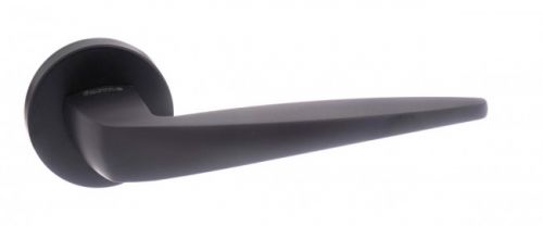 Click Here To Enlarge This Photo Of Atlantic - FMR272MB Forme 'Foglia' Designer Lever on Minimal Round Rose - Matt Black