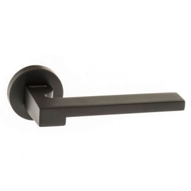 Click Here To Enlarge This Photo Of Atlantic - FMR430MB Forme 'Ginevra' Designer Lever on Minimal Round Rose - Matt Black