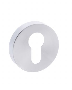 Click Here To Enlarge This Photo Of Atlantic - FMRESC Forme Euro Escutcheons on Minimal Round Rose - Satin Chrome