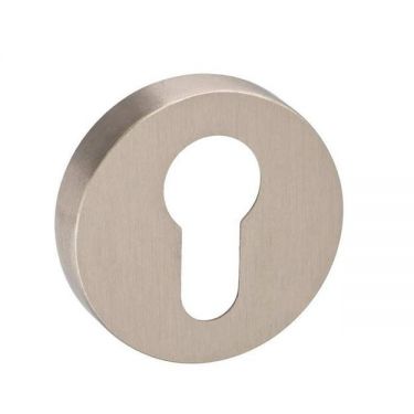 Click Here To Enlarge This Photo Of Atlantic - FMRESN Forme Euro Escutcheons on Minimal Round Rose - Satin Nickel