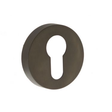 Click Here To Enlarge This Photo Of Atlantic - FMREUDB Forme Euro Escutcheons on Minimal Round Rose - Urban Dark Bronze