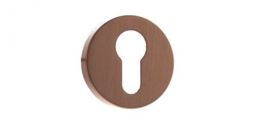 Click Here To Enlarge This Photo Of Atlantic - FMREUSC Forme Euro Escutcheons on Minimal Round Rose - Urban Satin Copper
