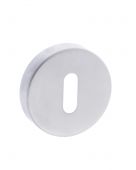 Atlantic - FMRKSC Forme Key Escutcheons on Minimal Round Rose - Satin Chrome