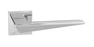 Atlantic - FMS215PC Forme 'Naxos' Designer Lever on Minimal Square Rose - Polished Chrome
