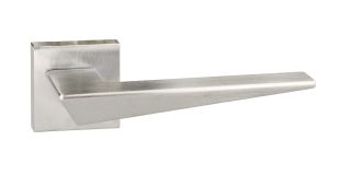 Atlantic - FMS215SC Forme 'Naxos' Designer Lever on Minimal Square Rose - Satin Chrome