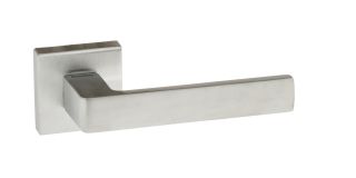 Atlantic - FMS254SC Forme 'Asti' Designer Lever on Minimal Square Rose - Satin Chrome