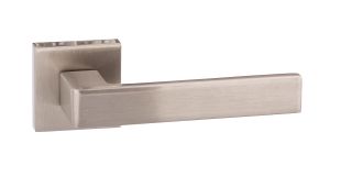 Atlantic - FMS254SN Forme 'Asti' Designer Lever on Minimal Square Rose - Satin Nickel