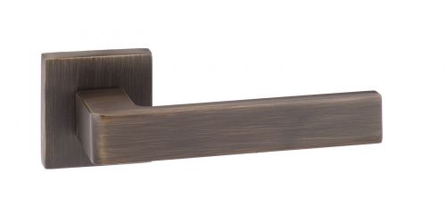 Click Here To Enlarge This Photo Of Atlantic - FMS254UB Forme 'Asti' Designer Lever on Minimal Square Rose - Urban Bronze