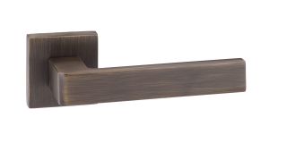 Atlantic - FMS254UB Forme 'Asti' Designer Lever on Minimal Square Rose - Urban Bronze