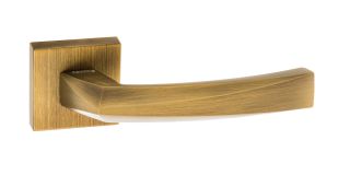 Atlantic - FMS268YB Forme 'Crystal' Designer Lever on Minimal Square Rose - Yester Bronze