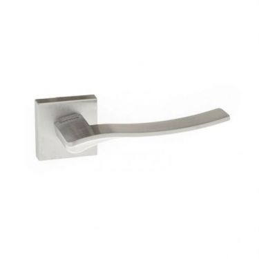 Click Here To Enlarge This Photo Of Atlantic - FMS280SC Forme 'Olimpia' Designer Lever on Minimal Square Rose - Satin Chrome