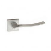 Atlantic - FMS280SC Forme 'Olimpia' Designer Lever on Minimal Square Rose - Satin Chrome