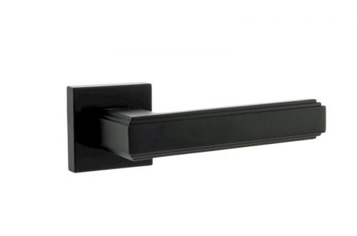 Click Here To Enlarge This Photo Of Atlantic - FMS293MB Forme 'Alila' Designer Lever on Minimal Square Rose - Matt Black