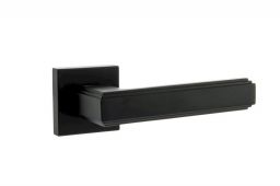 Atlantic - FMS293MB Forme 'Alila' Designer Lever on Minimal Square Rose - Matt Black