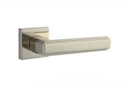 Atlantic - FMS293PN Forme 'Alila' Designer Lever on Minimal Square Rose - Polished Nickel