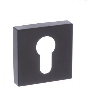 Click Here To Enlarge This Photo Of Atlantic - FMSEMB Forme Euro Escutcheons on Minimal Square Rose - Matt Black