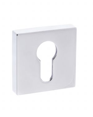Click Here To Enlarge This Photo Of Atlantic - FMSEPC Forme Euro Escutcheons on Minimal Square Rose - Polished Chrome